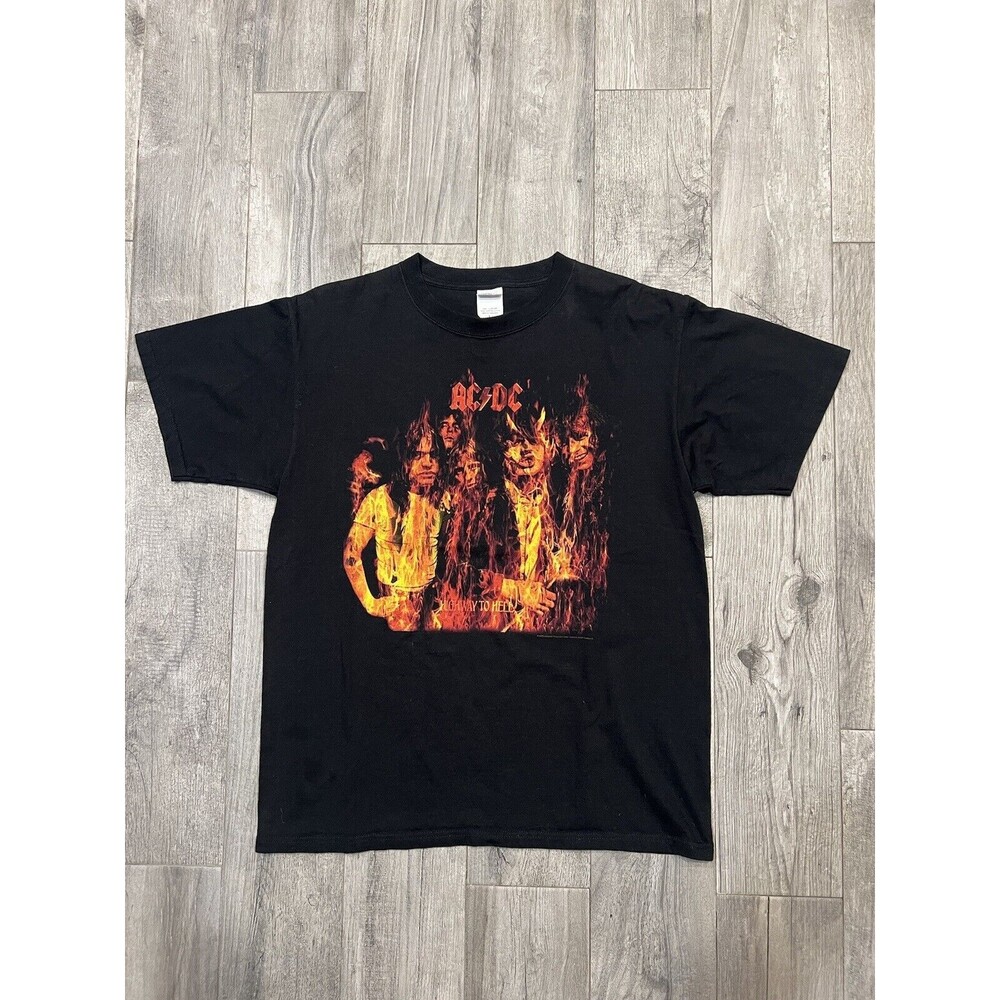vintage Anvil  AC/DC Highway To Hell 2007 Tee Shirt Size Large